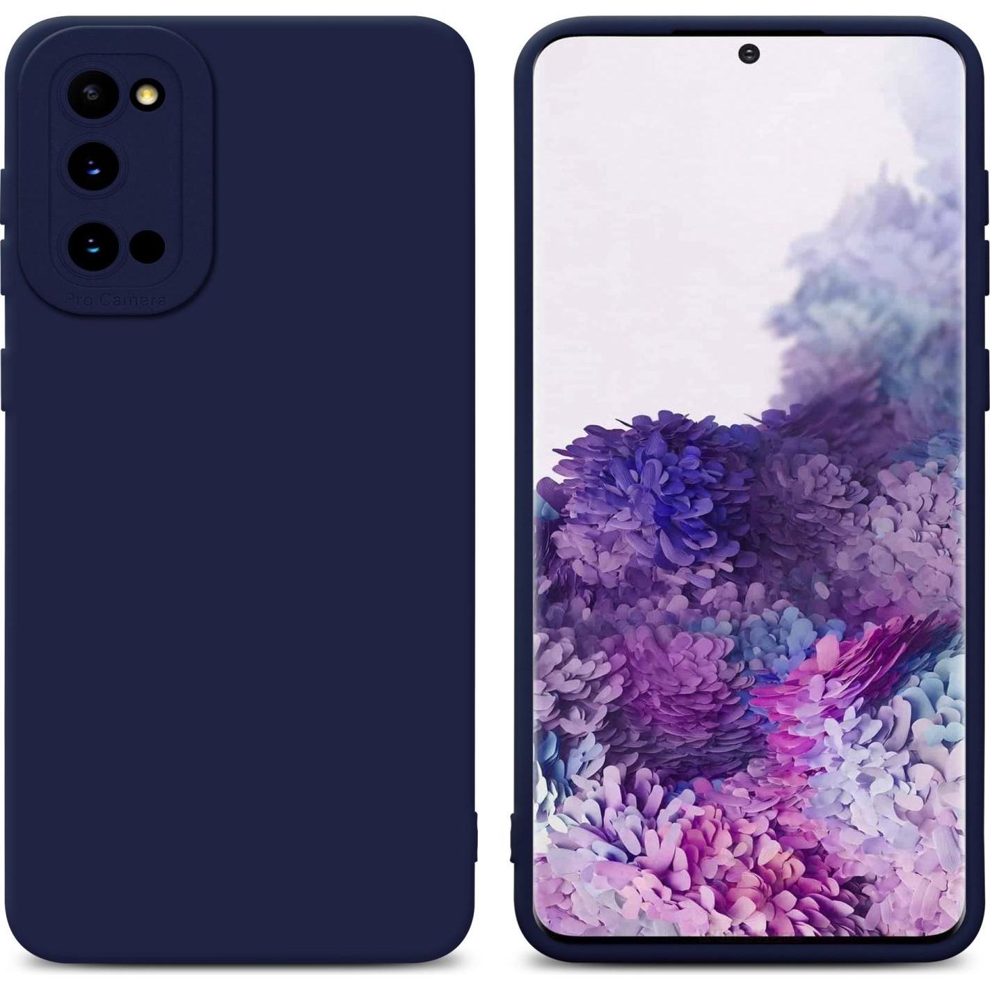 Cadorabo Hülle für Samsung Galaxy S20 im TPU Fluid LM162 Style (Samsung Galaxy S20+), Smartphone Hülle, Blau