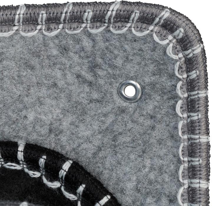 Actual product image Relaxdays 6 Paar Gästehausschuhe aus Filz (37, 39, 40, 45)