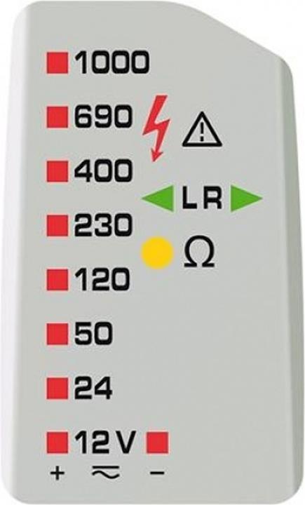 Image du produit Benning Testeur de tension bipolaire DU (CAT IV 600V, CAT III 1000V)