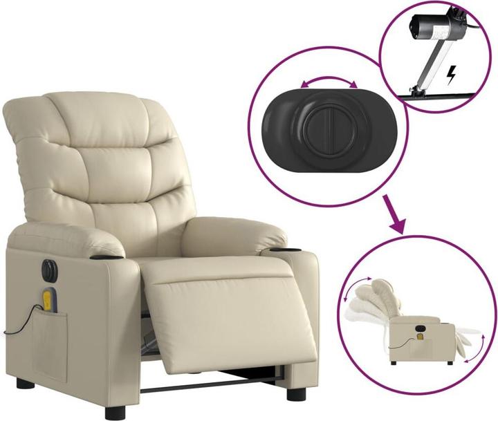 Image du produit vidaXL elektrischer Massagesessel