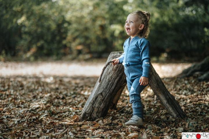 Produktbild ManyMonths Woll-Overall - Pea Purée (L, XS)