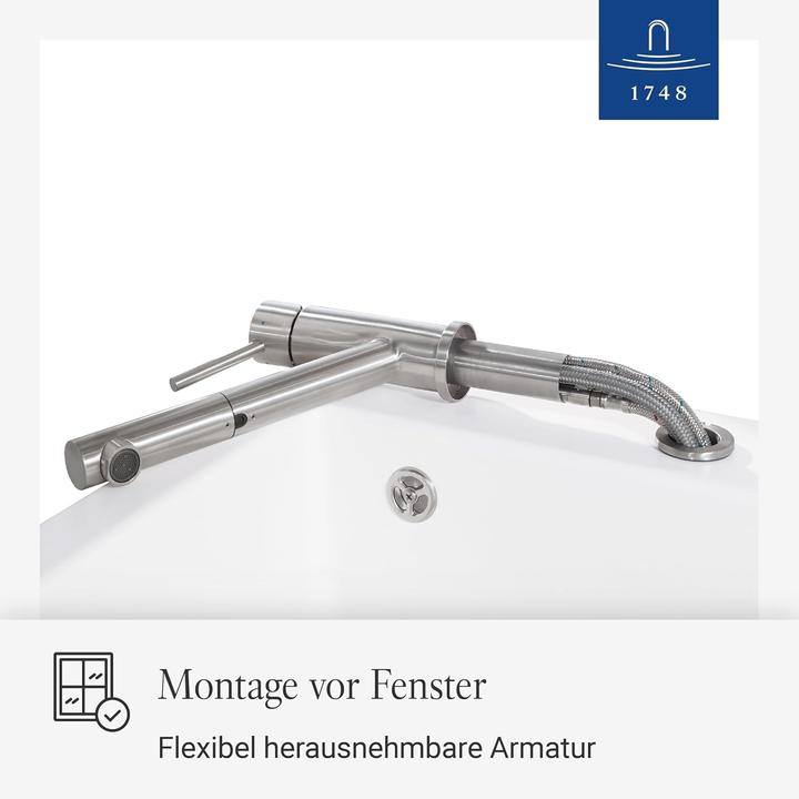 Produktbild Villeroy & Boch V&B EH-Spb. COMO SHOWER WINDOW Edelstahl