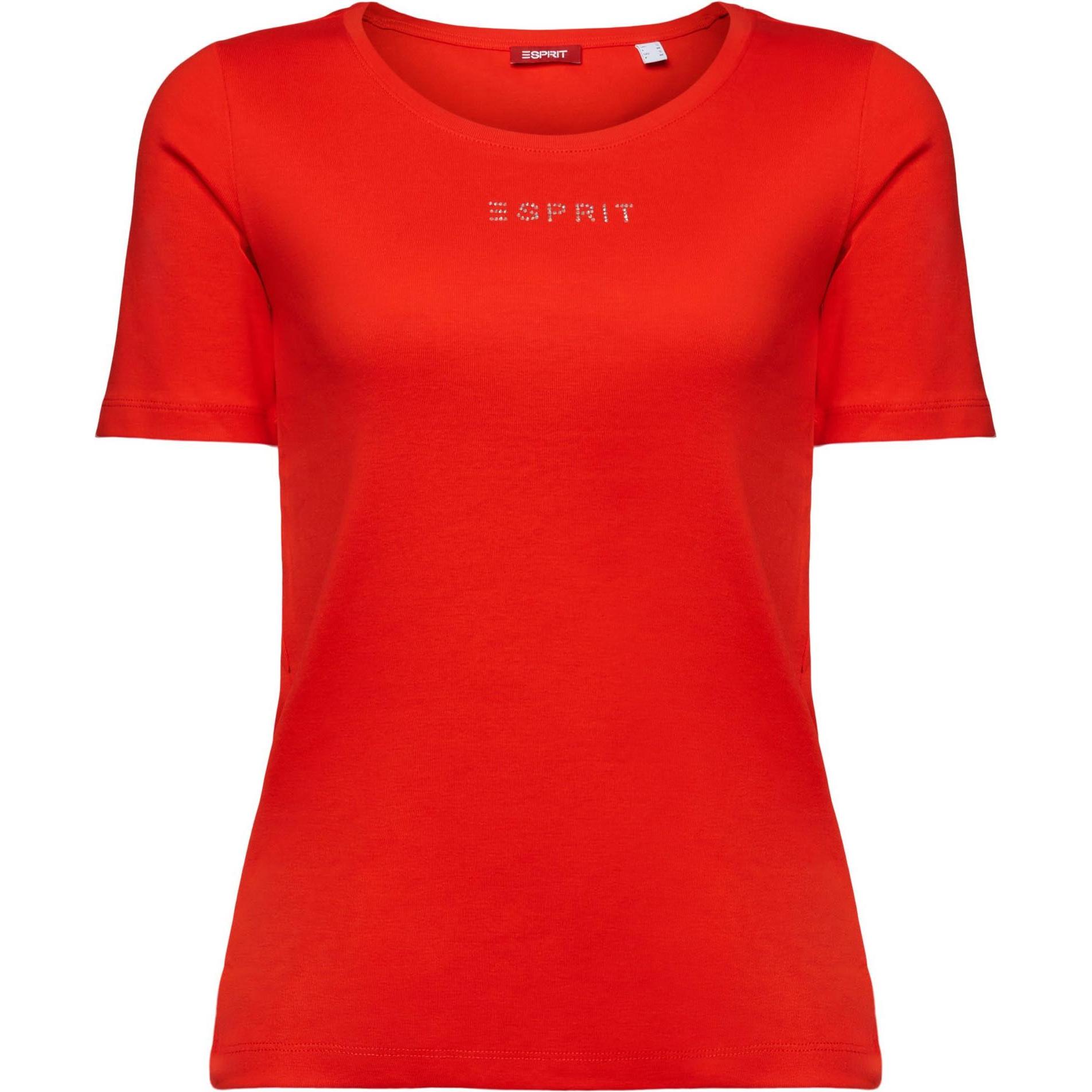Esprit, Damen, Shirt, t-hirt eprit, Rot, (S)