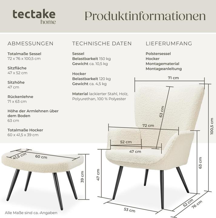 Produktbild tectake Hygge