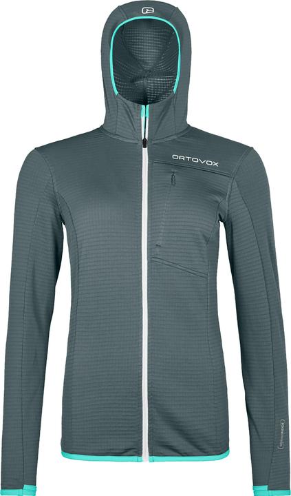 Immagine prodotto Ortovox Giacca con cappuccio in pile a griglia leggera (XS)