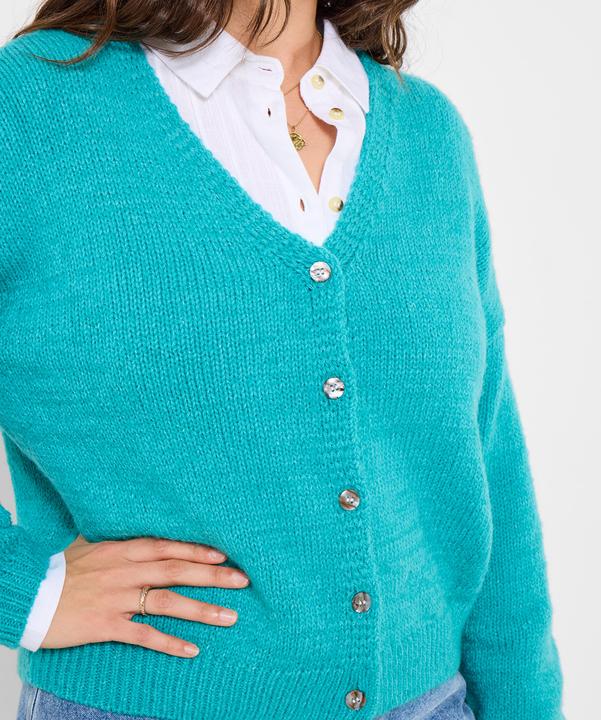 Produktbild Joe Browns Button Front Long Sleeve V-Neck Cardigan (46)