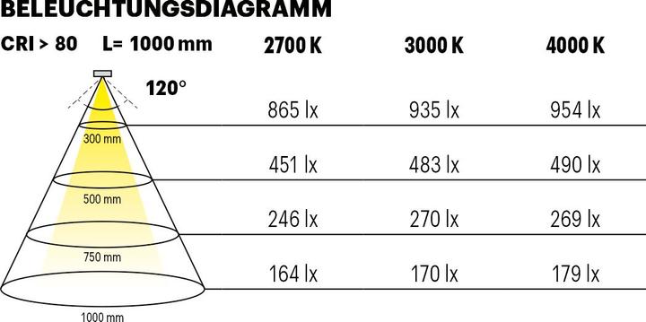 Immagine prodotto L&S Nastri LED Tudo HE 2,8 / 24 V (Bianco caldo, 500 cm, Interno)