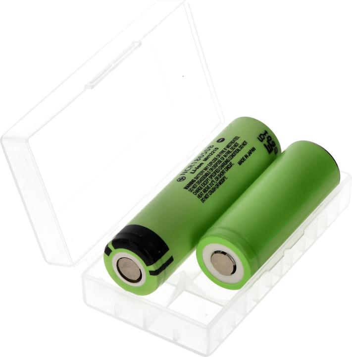 Actual product image XCell Universal 4er Akkuschutzbox für CR123A Akku, CR 16340 oder 2 CR 18650 Akku, Batterien