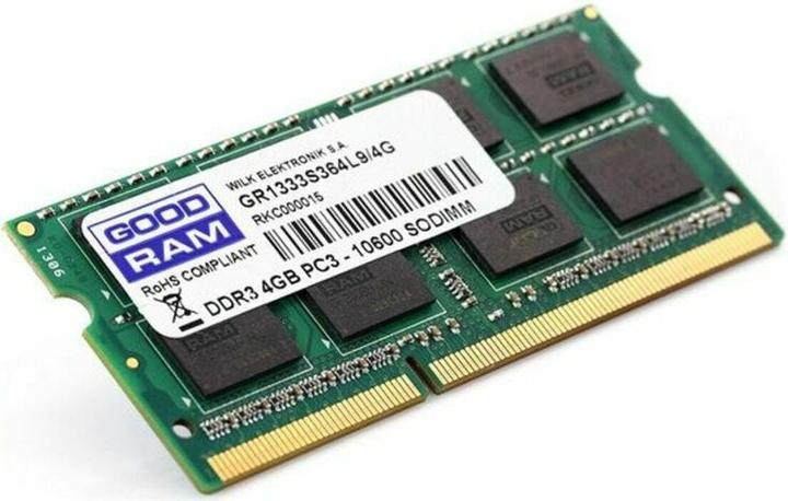 Actual product image Goodram Gr1333s364l9s (1 x 4GB, 1333 MHz, DDR3-RAM, SO-DIMM)