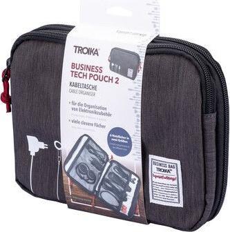 Actual product image Troika BUSINESS TECH POUCH 2 Pochette pour câbles, gris