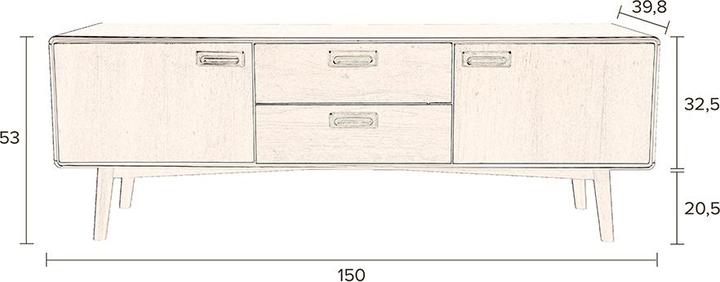 Produktbild Dutchbone Juju (150 x 40 x 53 cm)