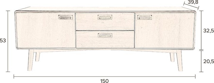 Produktbild Dutchbone Juju (150 x 40 x 53 cm)