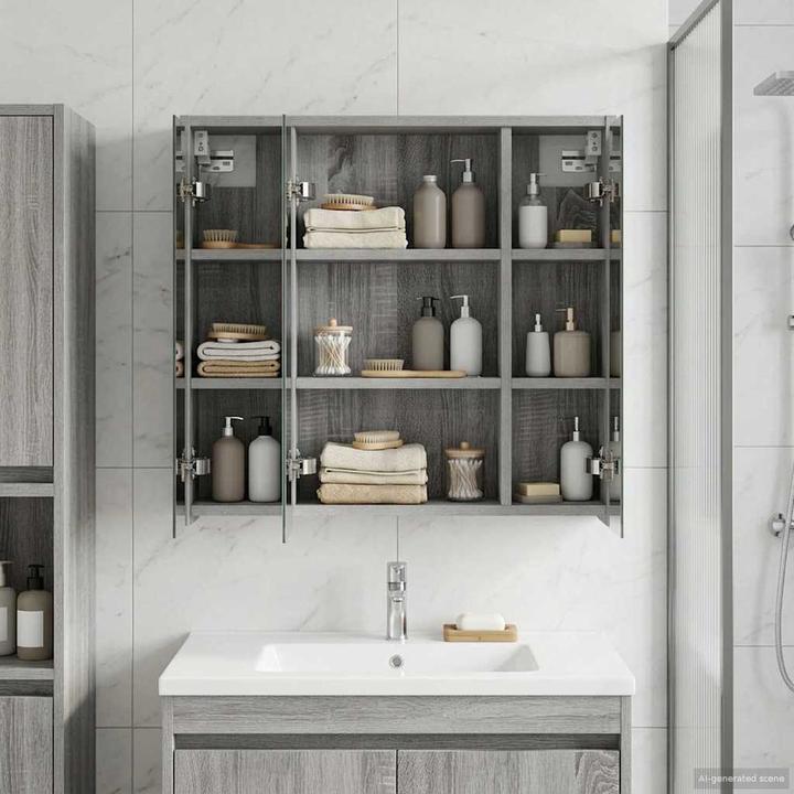 Actual product image vidaXL Badezimmerschrank (63.50 x 16 x 62.50 cm)