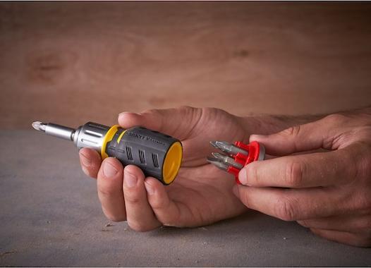 Produktbild Stanley Stan Bit-Schraubendr.-Set FatMax 6 Bits FMHT0-62688 (Phillipps-Kreuzschlitz (PH), Schlitz)