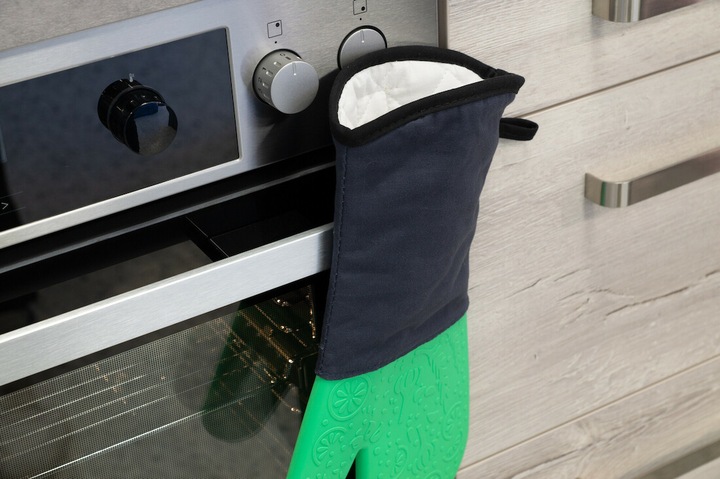 Produktbild Lurch Backhandschuh (Textil, Platin Premium Silikon)