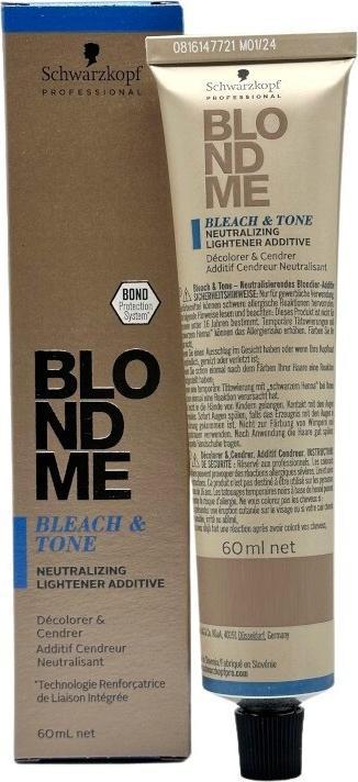 Actual product image Schwarzkopf Professional Schwarzkopf BLONDME Bond Maintaining Hair Colour for Blondes - Toning, Lightening, Highlighting (BT- Matt Additive)