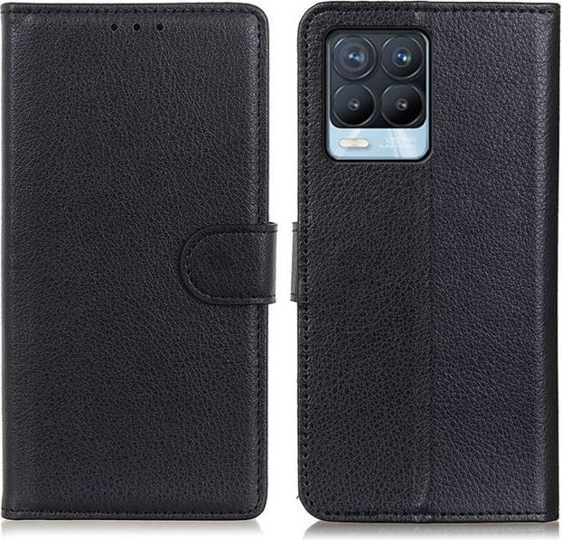 Produktbild MU Classic Litchi Leder Bookcover Series (Realme 8 Pro, realme 8)