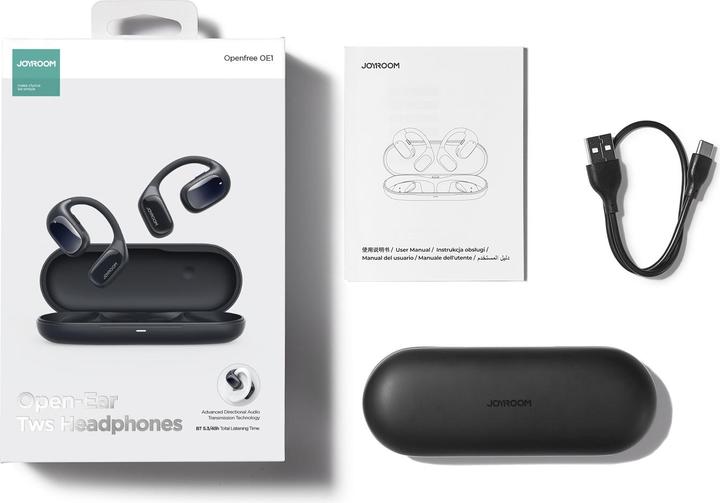 Produktbild Joyroom Openfree JR-OE1 kabellose On-Ear-Kopfhörer – dunkelblau (18 h, Kabellos)