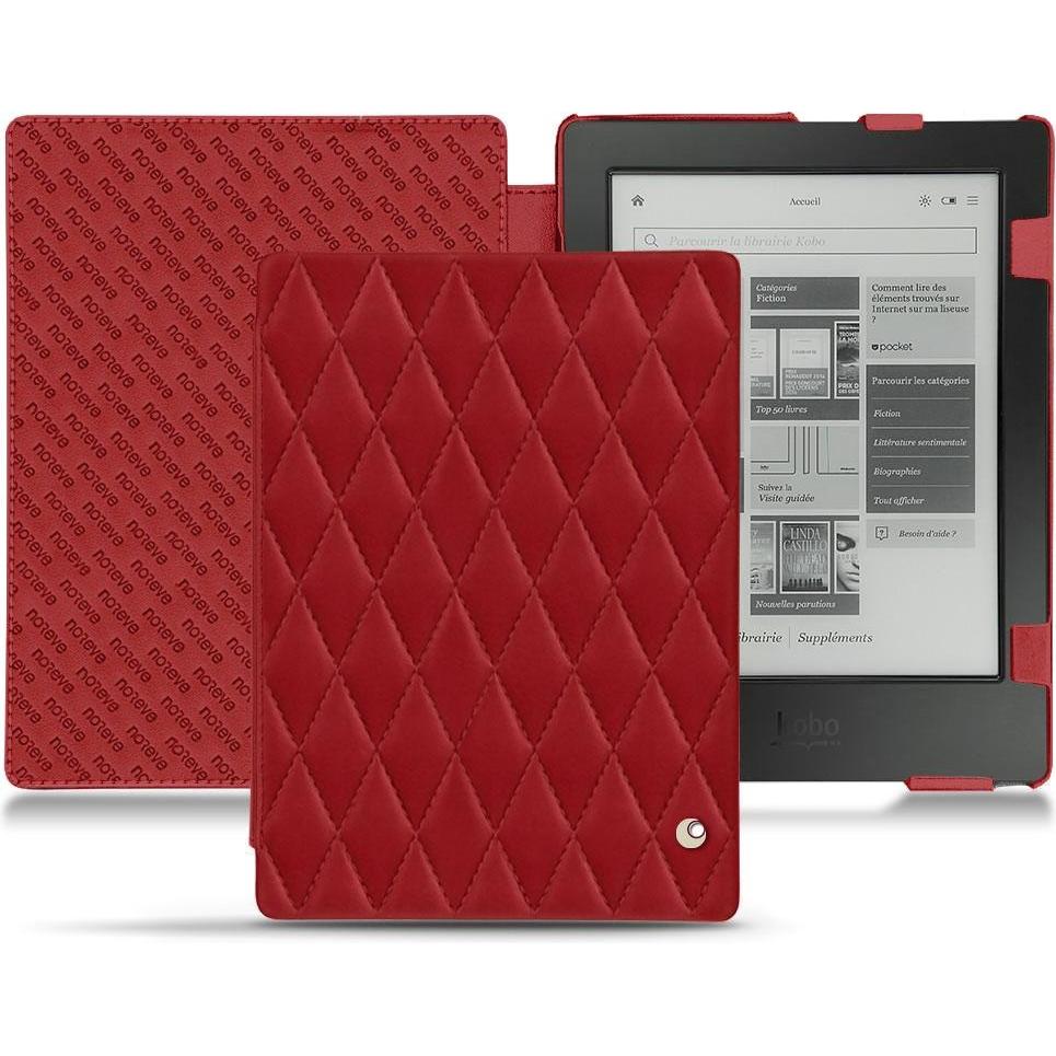 Thumbnail - Noreve Lederschutzhülle horizontal (Aura H2O), Tablet Hülle, Rot