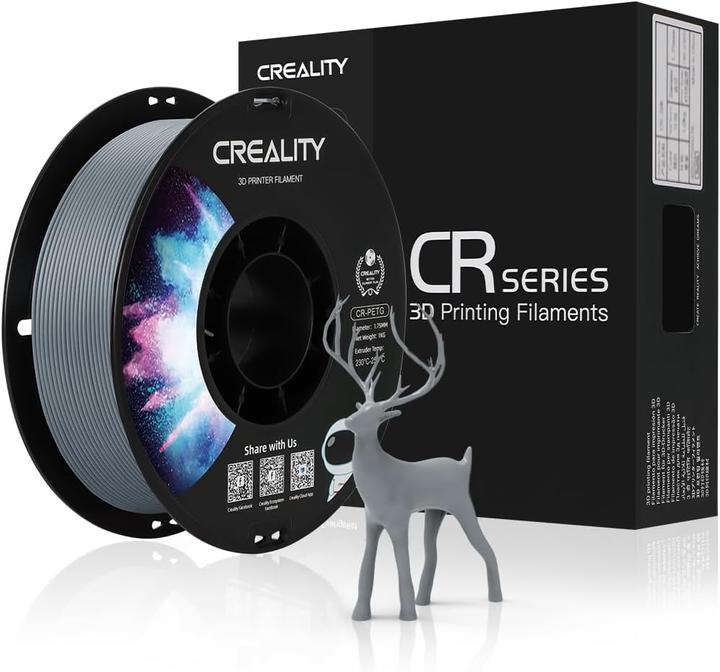 Immagine prodotto Creality Filament (PETG, 1.75 mm, 1000 g, Grigio)