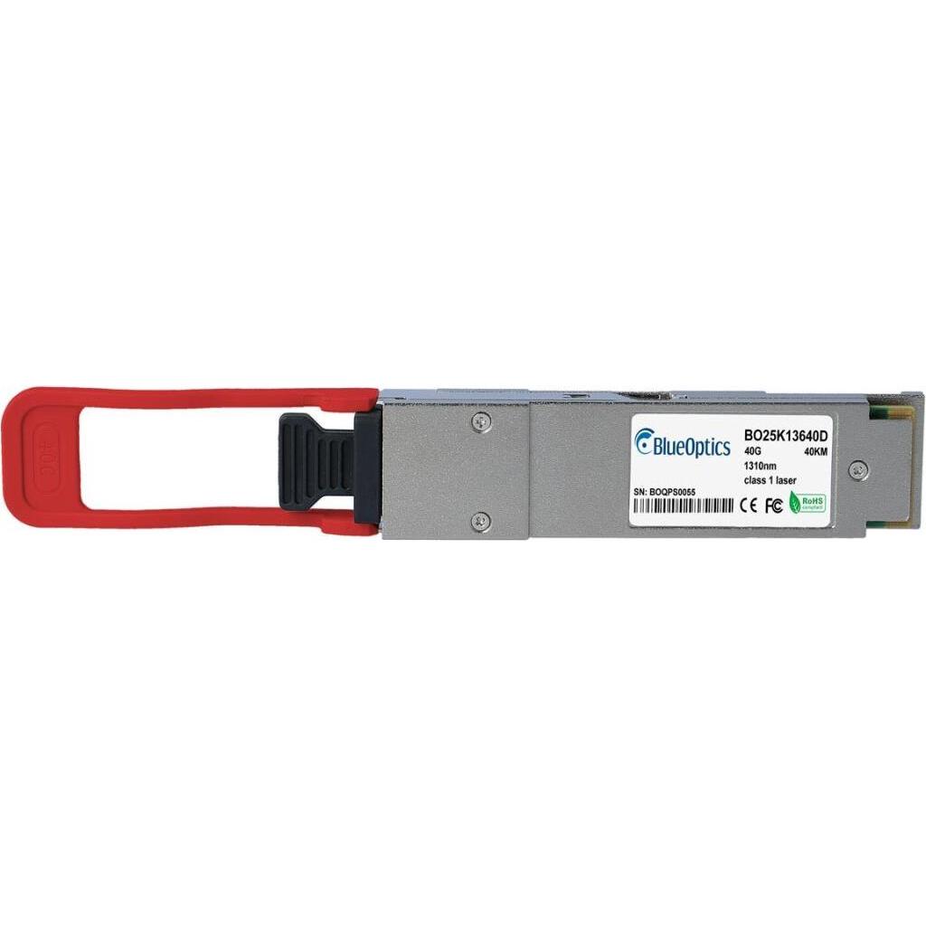 BlueOptics Alcatel-Lucent QSFP-40G-ER-AL kompatibler QSFP BO25K13640D, Transceiver, Silber