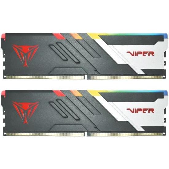 Patriot Viper Venom RGB (2 x 16GB, 6000 MHz, DDR5-RAM, DIMM), RAM, Schwarz