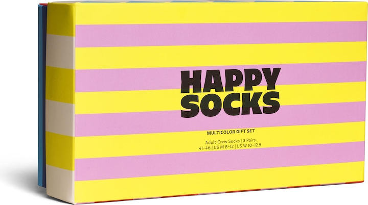 Image du produit Happy Socks Strümpfe CHECKS AND STRIPES Socken 3er Pack (Lot de 3, 36 - 40)