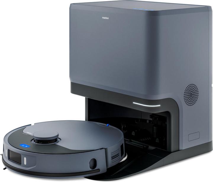 Actual product image Medion Saugroboter mit 3-in-1 Absaugstation, Lasernavigation und Wischfunktion X55 SW+ Pro (Starke 1
