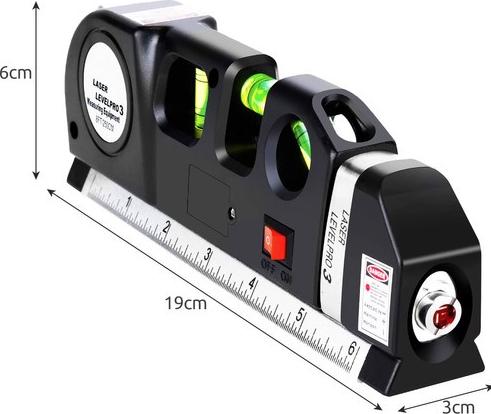 Actual product image Extralink LASERWASSERWAAGE MIT MAssBAND 250CM 21747