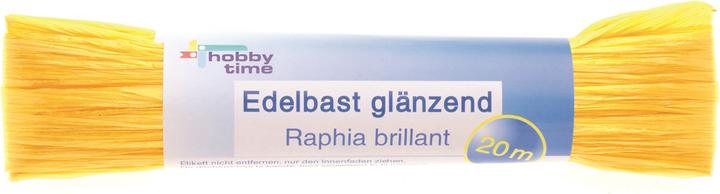 Image du produit Glorex Raphia brillant 20m jaune