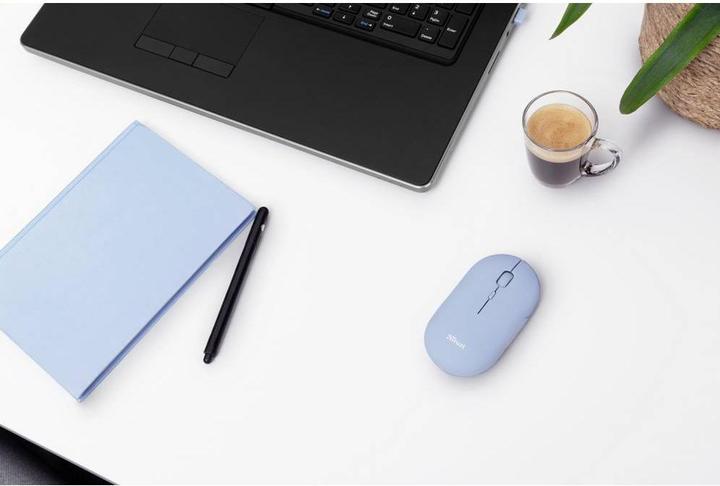 Actual product image Trust Mouse Puck Rechargeable Blue (Wireless)