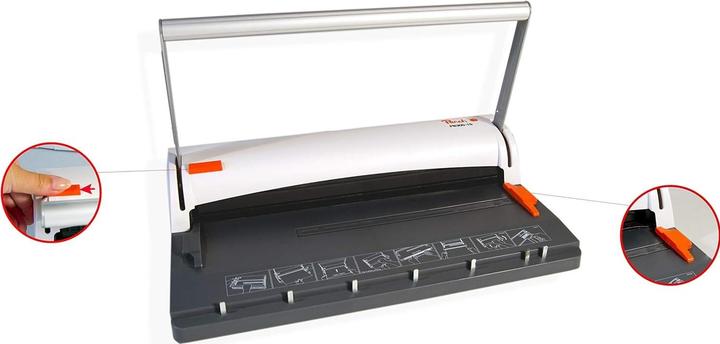 Actual product image Peach Personal Wire Binder DIN-A4 (Wire comb binding (O-Wire))