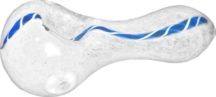 Actual product image G-Spot Glass pipe white P-010