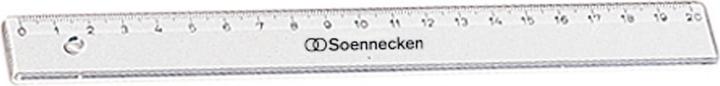 Produktbild Soennecken Lineal Länge: 20 cm Werkstoff: Kunststoff (20 cm, Kunststoff)