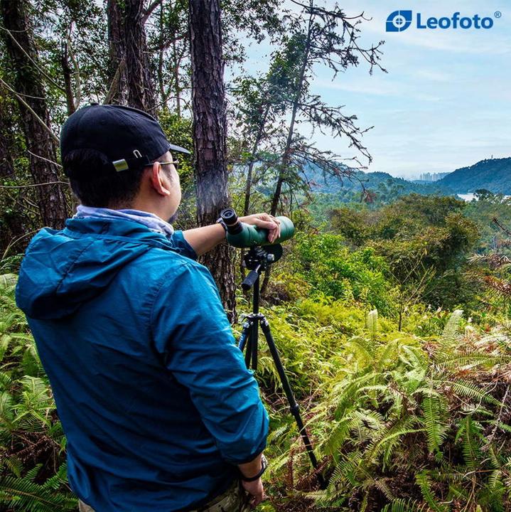 Image du produit Leofoto LO-223CS+SW-02 CNC tripod, Hard anodize (Carbone, Métal)
