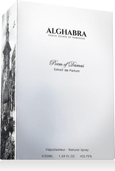 Actual product image Alghabra Poem of Damas Extract De Parfum 50ml Unisex (Extrait De Parfum, 50 ml)