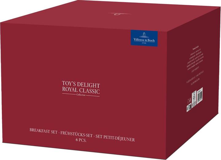 Actual product image Villeroy & Boch Toy's Delight Royal Classic breakfast set (6 Piece)
