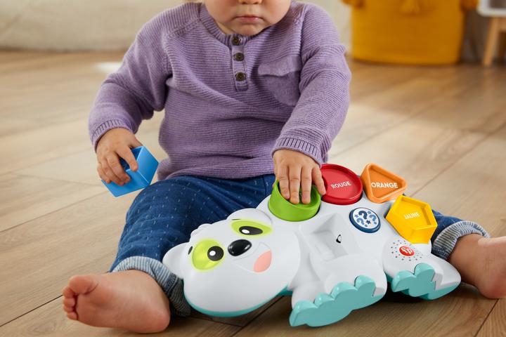 Actual product image Fisher-Price Linkimals™ Puzzlin' Shapes Polar Bear (French)