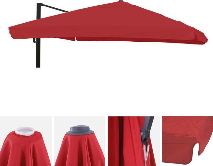 Actual product image Swisshandel24 Cover for luxury traffic light umbrella with flap, parasol cover replacement cover, 3x4m (Ø5m) (2.95 m)