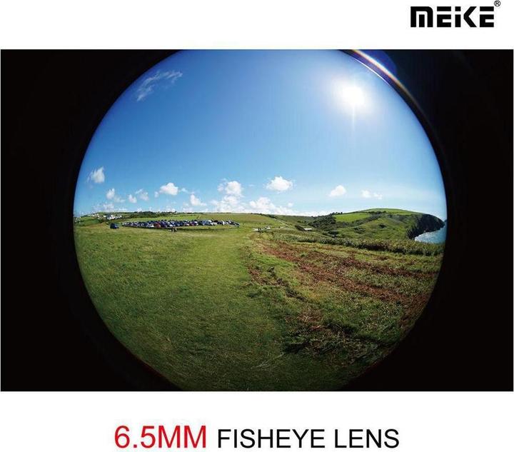 Actual product image Meike 6.5mm f/2-22 MFT (Micro Four Thirds, APS-C / DX)