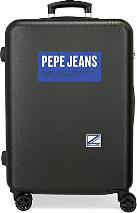 Image du produit Pepe Jeans Cabine à roulettes multidirectionnelles avec cadenas latéral et compartiments intérieurs pratiques (56 l)