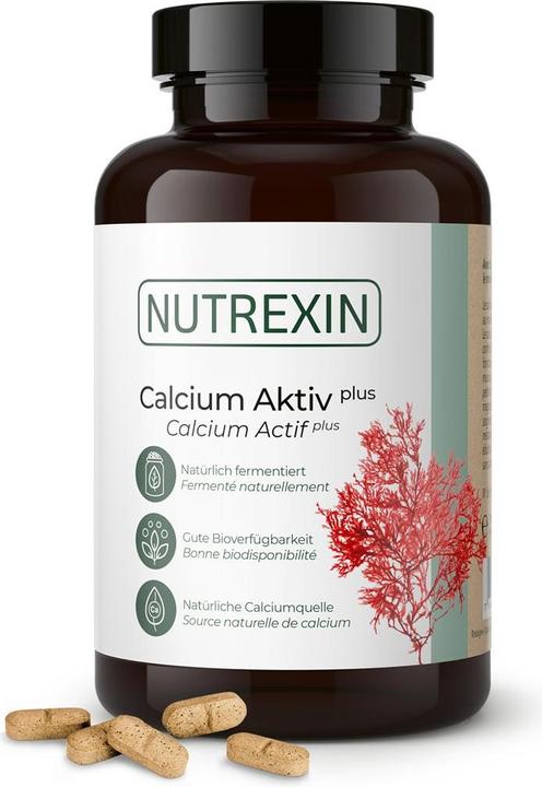 Actual product image Nutrexin Calcium active plus tablets (240 Piece, Pills, 280 g)