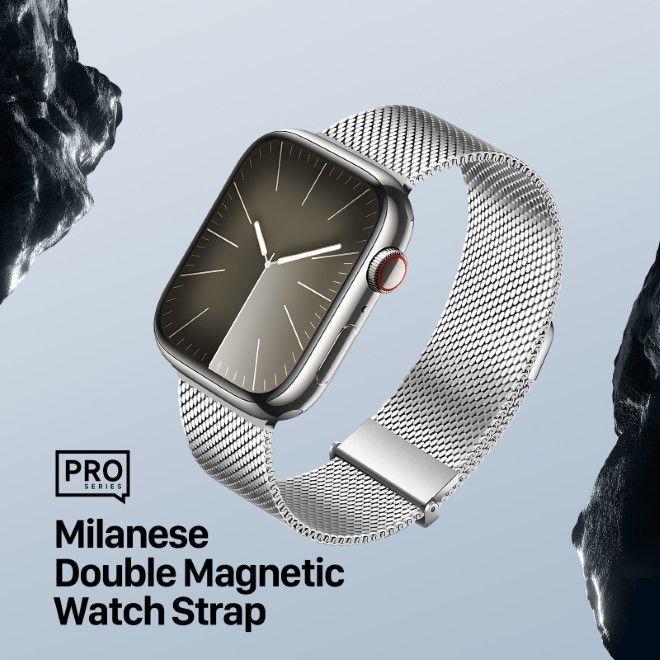 Image du produit Dux Ducis Pro Bracelet (42 mm, 44 mm, 45 mm, 49 mm, Acier inoxydable, Apple Watch Series 5, Apple Watch SE, Apple Watch Ultra 2, Apple Watch Series 4, Apple Watch SE (2022/2023), Apple Watch Series 3, Apple Watch Series 8, Apple Watch Series 7, Apple Watch Series 6, Apple Watch Series 9, Apple Watch Ultra)