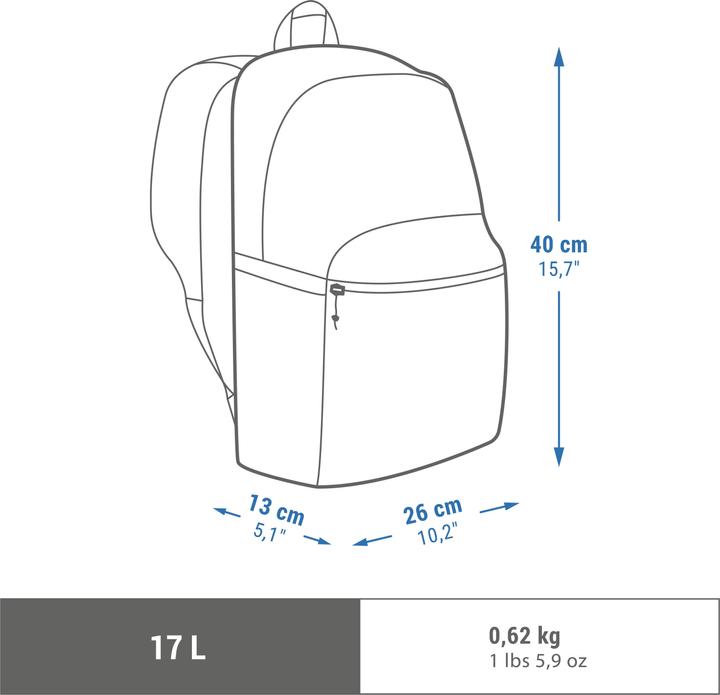 Actual product image Quechua NH Escape 100 (17 l)