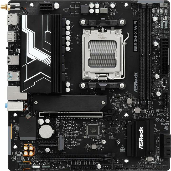 Produktbild AsRock B850M-X Wifi R2.0 (AM5, AMD B850, mATX)