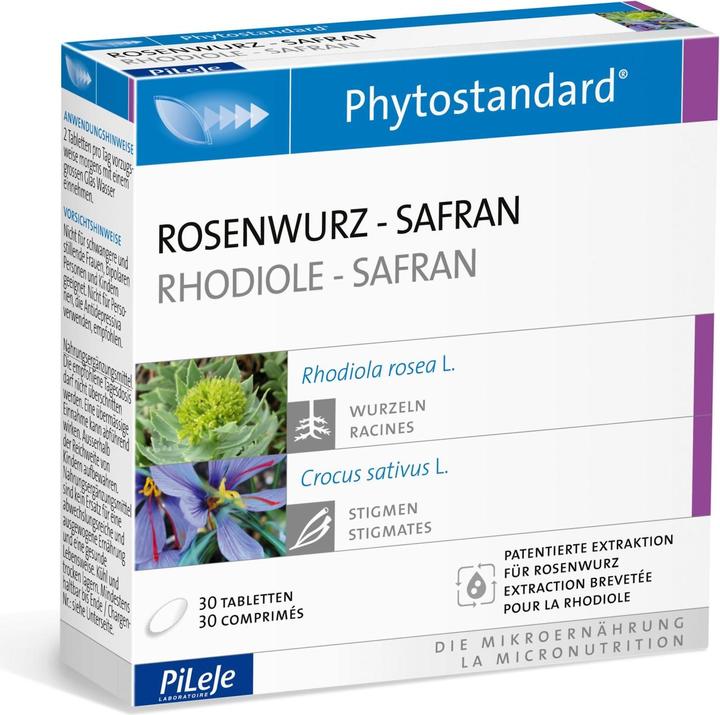 Produktbild Phytostandarts Rosenwurz - Safran Tablette (30 Stück, Tabletten, 36 g)