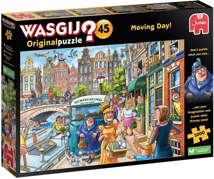 Produktbild Jumbo Rätsel Wasgij 45 Noch Zu Bestimmen 1000 Teile (1000 Teile)
