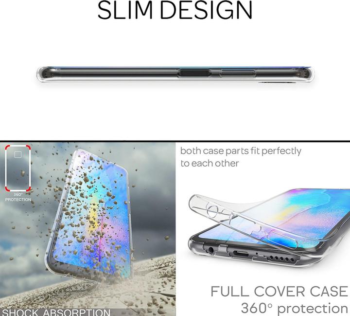 Actual product image Nalia 360° protective cover (Huawei P40 Lite)