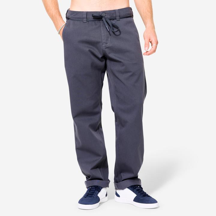 Actual product image Oxelo Hose Chino Skateboarding - CN500 Heavy grau (S)