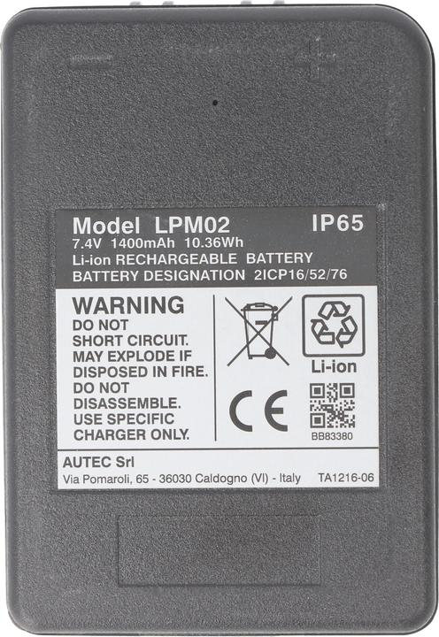 Produktbild AccuCell Akku autec LPM02 AIR, DYNAMIC, MJ, MK (7.20 V, 1400 mAh)